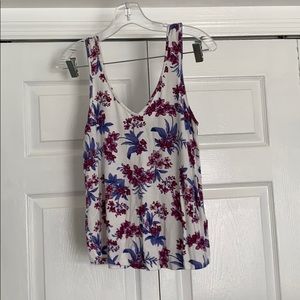 Floral tank top